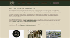 Desktop Screenshot of hydeparkestate.com